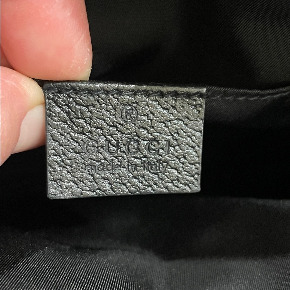 GUCCI GG Nylon Monogram Off The Grid Shoulder Crossbody Bag Black - Picture 9 of 15